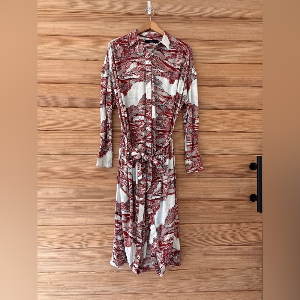 Proenza Schouler Swirl Print Shirtdress - Picture 3 of 12